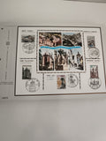 Feuillet philatélique CEF Série Touristique 1971 timbres France oblitérés