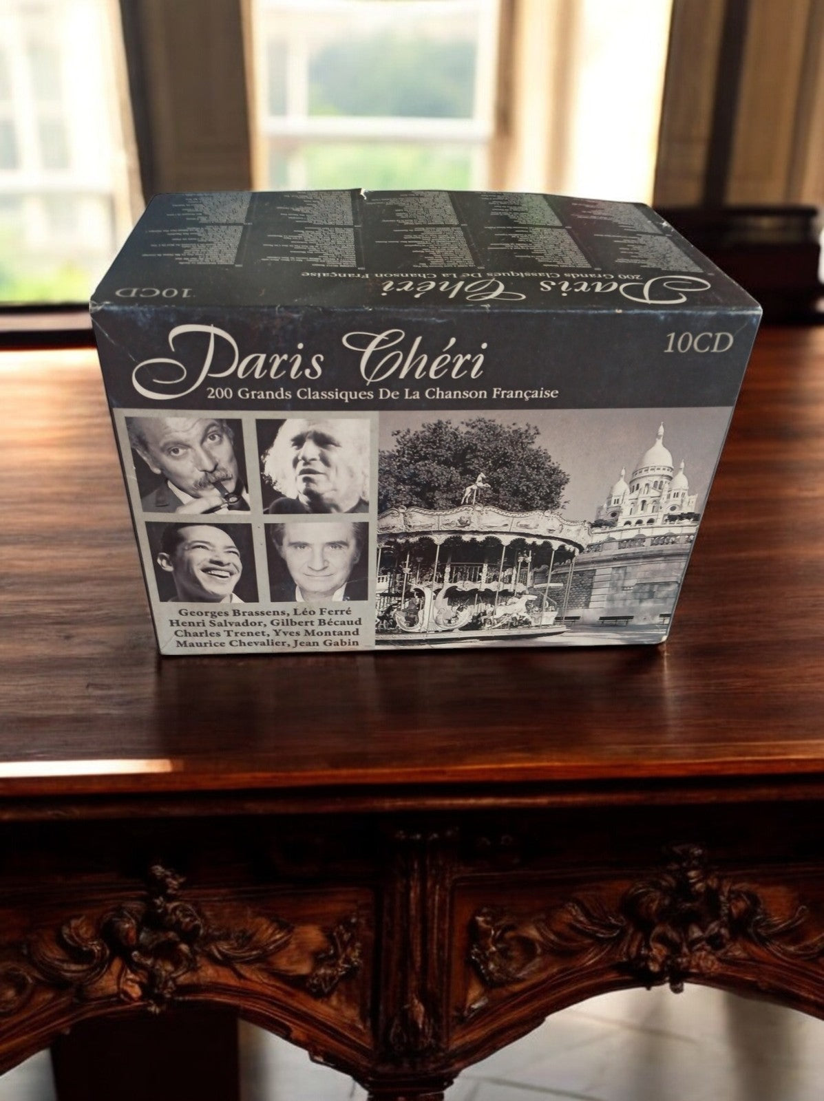 Coffret 10 CD Paris Chéri chanson française 200 titres classiques compilations