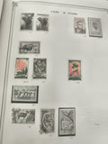 Timbres Côte d'Ivoire animaux fleurs personnages oblitérés philatélie