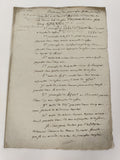 Lettre manuscrite administrative 1797, ancien bordereau XVIIIe français