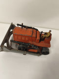 DINKY TOYS Bulldozer Blaw Knox orange avec conducteur miniature