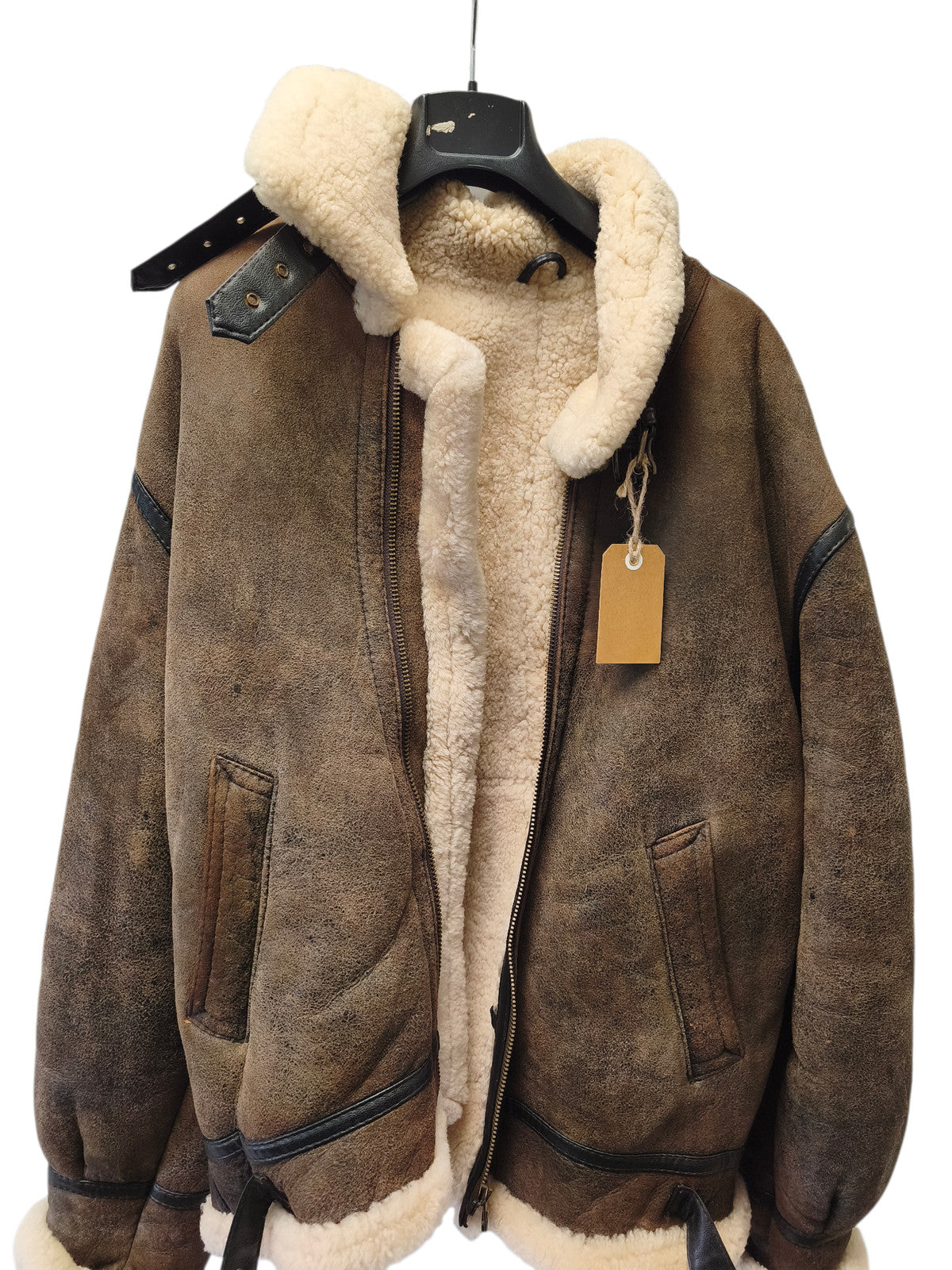 Blouson cuir vintage homme Cuiropolis taille 48 ancien veste rétro collection