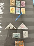 Lot anciens timbres oblitérés Saint Marin, motifs variés, collection philatélie