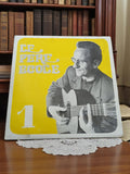 Disque vinyle vintage Le Père École 1 pochette jaune rétro musique ancienne