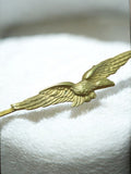 Insigne aviateur ancien Armée de l'air France vintage, badge militaire doré
