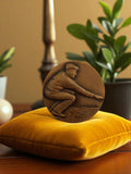 Médaille bronze pétanque Paris vintage relief joueur ancien trophée