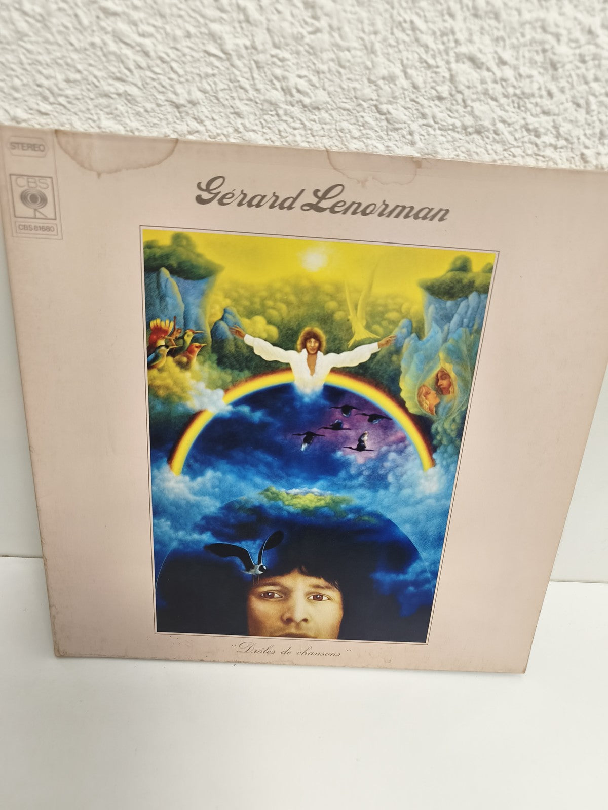 Vinyle 33 tours Gérard Lenorman Drôles de chansons CBS 61680 pochette illustrée