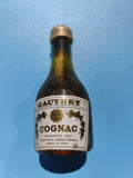 Mignonnette vintage Cognac Gautret ancienne bouteille collection mini flacon