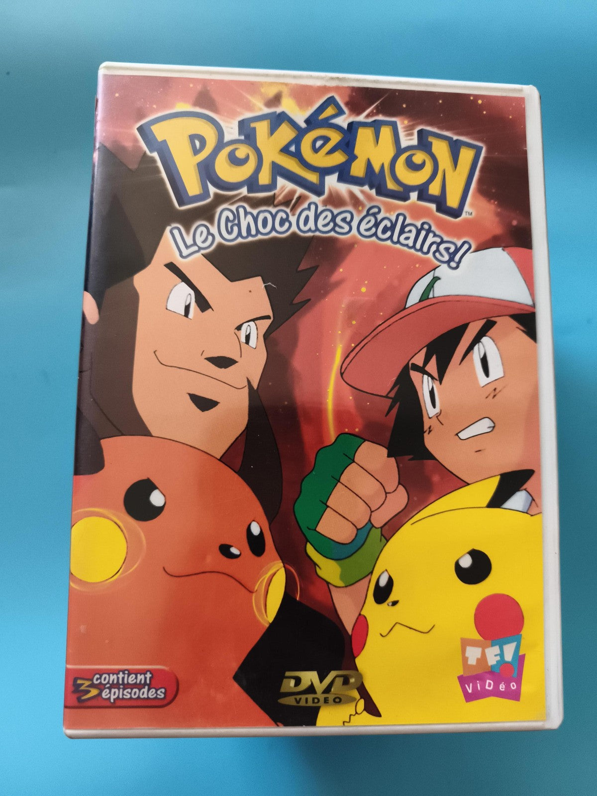 DVD Pokémon Le Choc des éclairs TF1 Vidéo Pikachu Raichu 3 épisodes