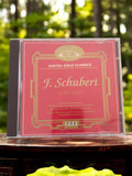 CD classique Schubert Digital Gold Classics DDD vintage, jaquette rouge