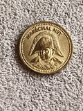 Médaille ancienne Maréchal Ney finition dorée portrait Napoléon époque Empire