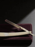 Rasoir coupe-choux ancien Widerstrat Solingen vintage manche clair rétro
