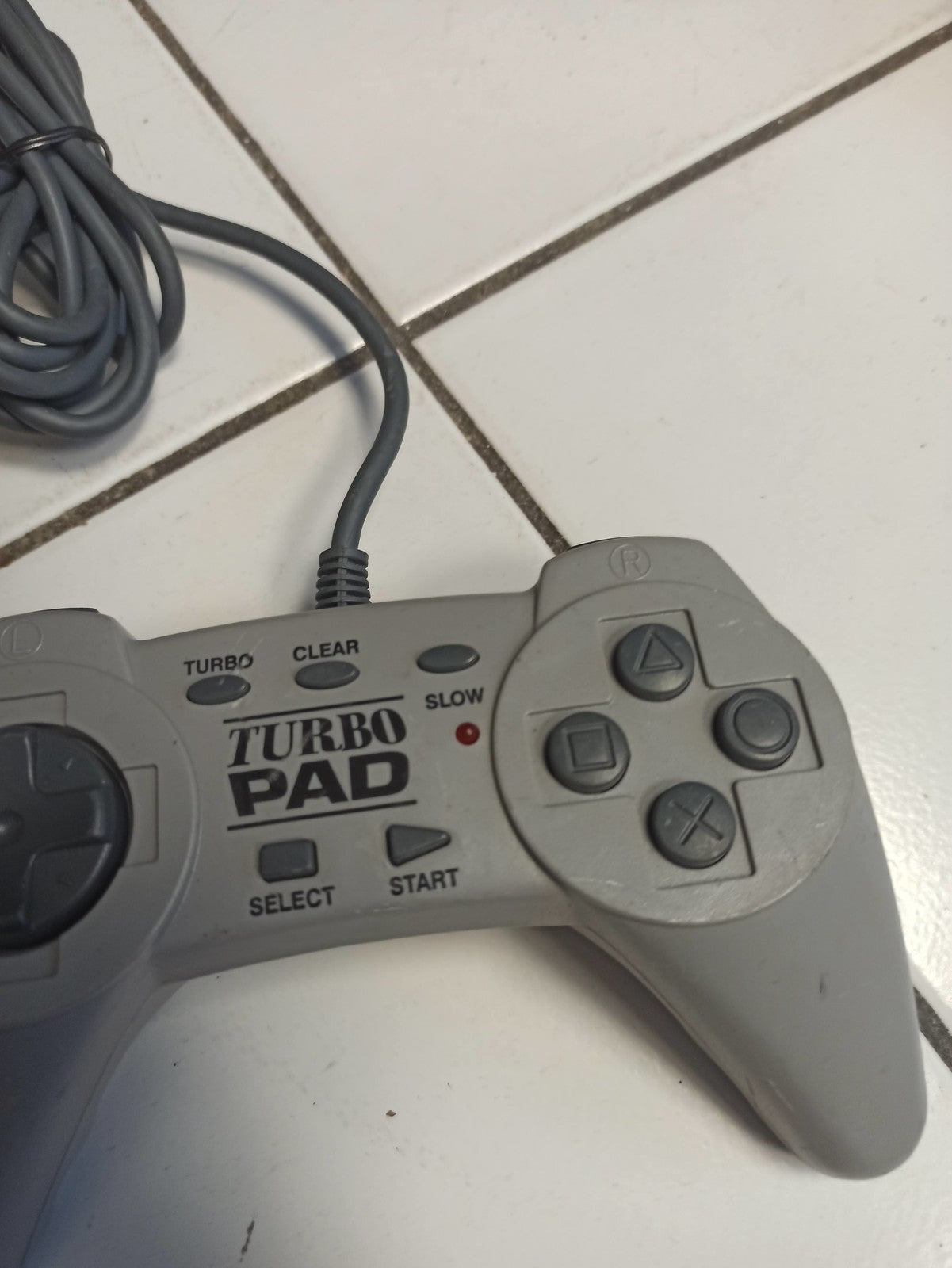 Manette compatible PlayStation PS1 Turbo Pad filaire pour console Sony