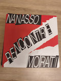 Vinyle 45 tours Nanasso Rencontre Morati pochette rouge et blanche (Ref 2)