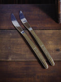 Couteaux avion Latam Chile anciens x2 – vintage aviation, airline cutlery