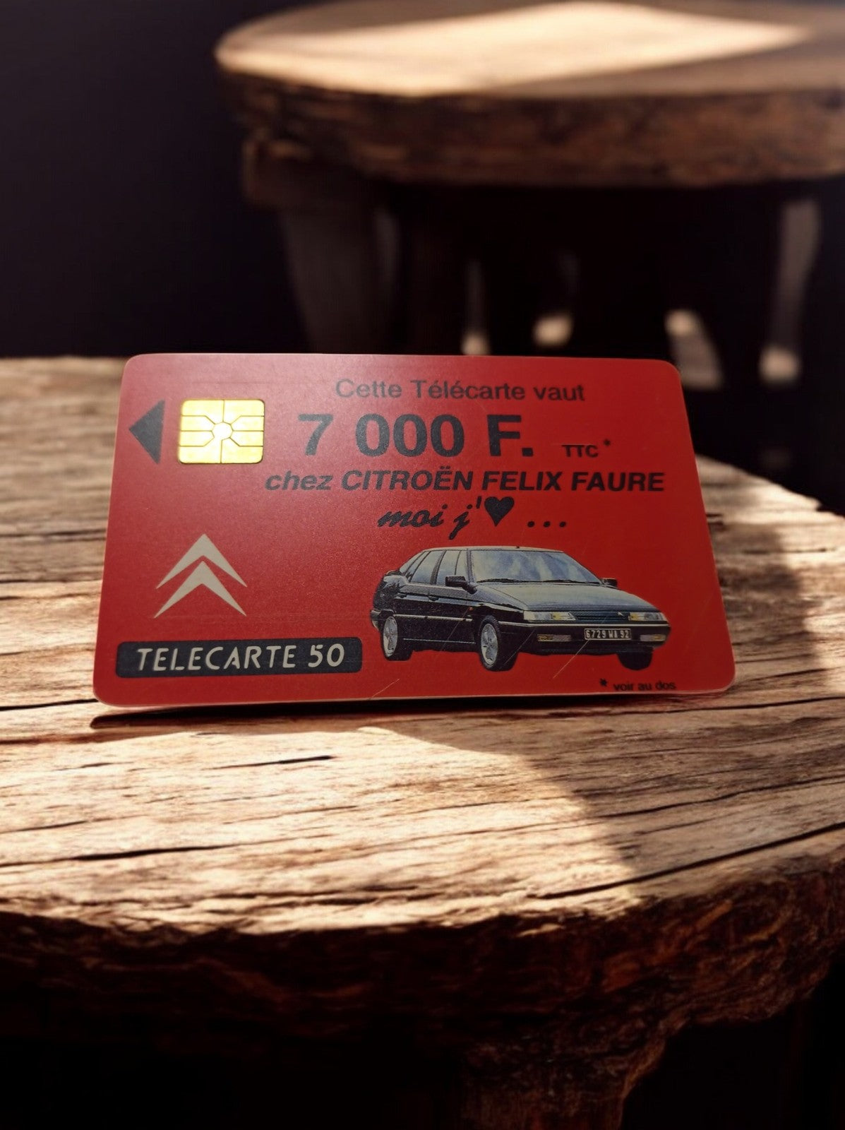 Télécarte CITROËN Felix Faure 50 unités vintage carte téléphonique ancienne