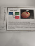 Feuillet CEF Conseil de l’Europe 1985 timbres Strasbourg thème jeunesse