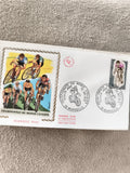 Lettre FDC Championnat du Monde Cycliste Marseille 1972 ancien philatélie vélo