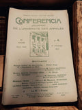 Journal universitaire ancien Conferencia 1921 rétro années 1920 Université Annal