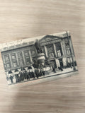 Ancienne carte postale CPA Reims statue Louis XV écriture 1906 collection