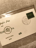 Lettre premier jour Aachen 1962 Europa timbre 10 Pf Allemagne philatélie (Ref 9)