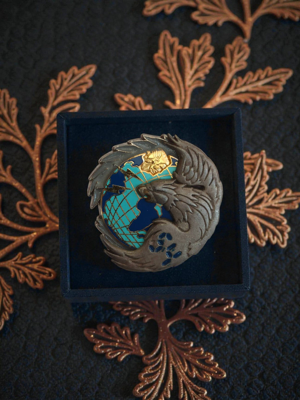 Vintage insigne militaire ancien 54e Régiment Transmissions collection armée fra