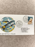 Lettre philatélique cachet Le Bourget Lindbergh avion Spirit St Louis