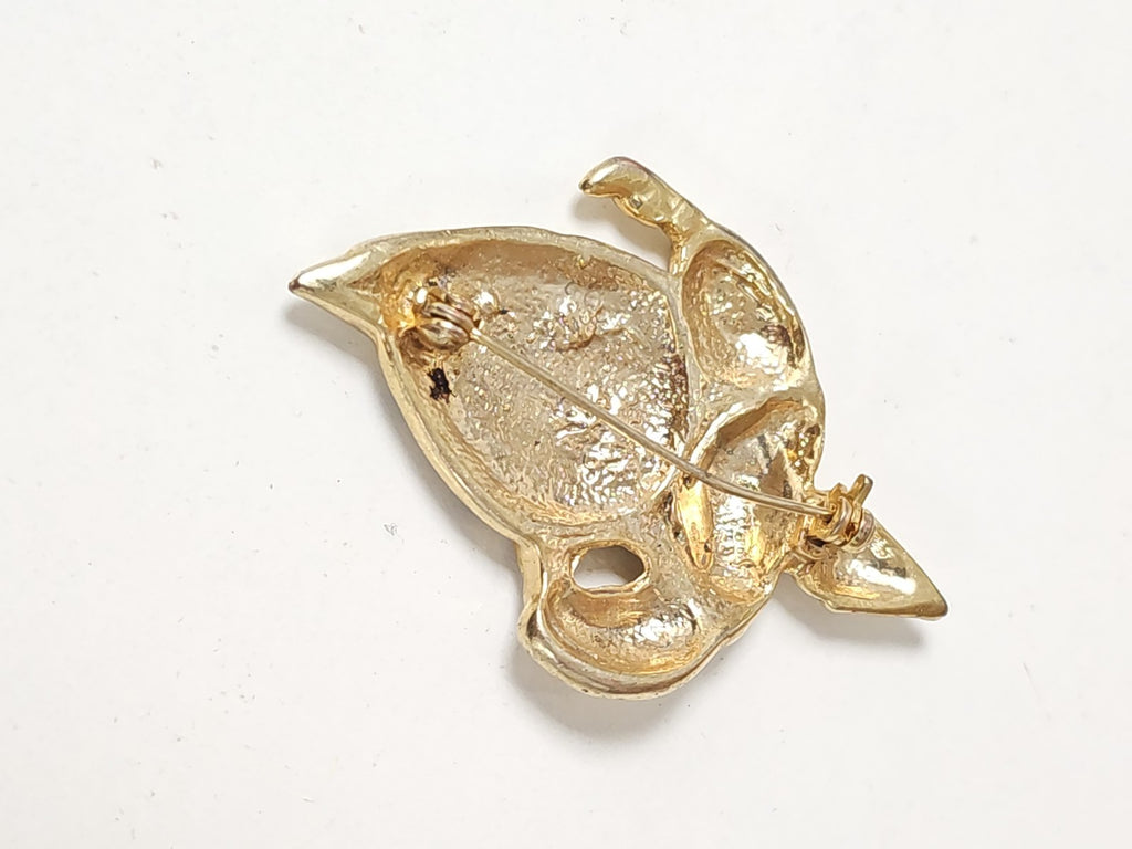 Broche ancienne vintage rétro fantaisie, bijou d?occasion pour collectionneur
