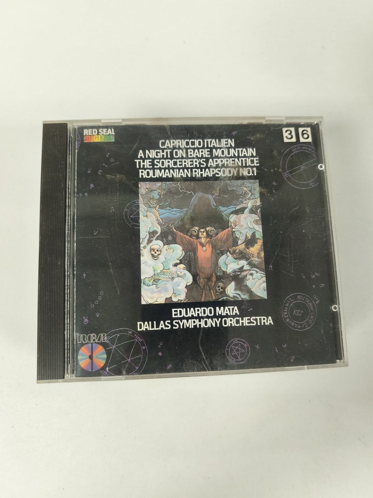 CD Eduardo Mata Dallas Symphony Orchestra Capriccio Italien Nuit Sorciers