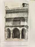 Carte postale ancienne Dijon Eglise Notre Dame CPA noir et blanc façade gothique