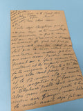 Ancienne lettre manuscrite datée 1946, écriture cursive, vintage collection