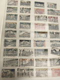 Lot timbres France oblitérés paysages monuments philatélie poste