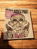 Magazine Charlie Hebdo n°391 1978 vintage satirique couverture pape
