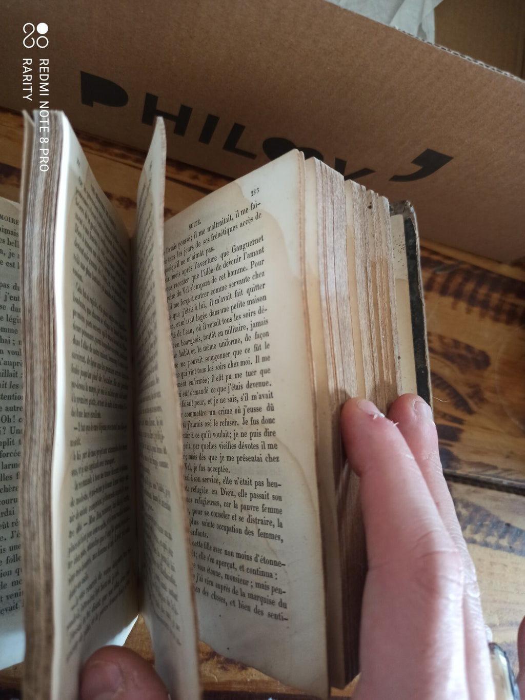 Livre ancien Les Mémoires du Diable F. Soulié Tome I 1846 reliure d'époque