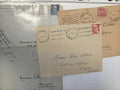 Lot anciennes enveloppes philatélie oblitérées France années 1930 collection