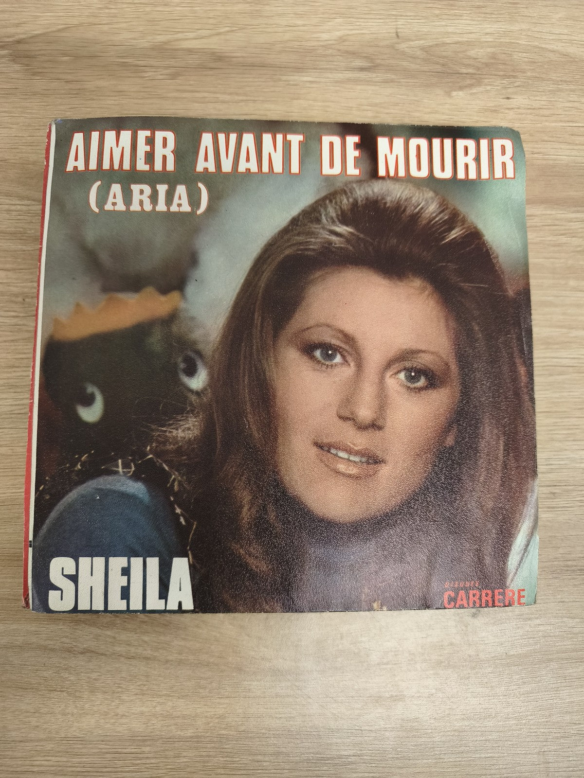 Vinyle 45 tours Sheila Aimer Avant de Mourir Aria pochette photo couleur