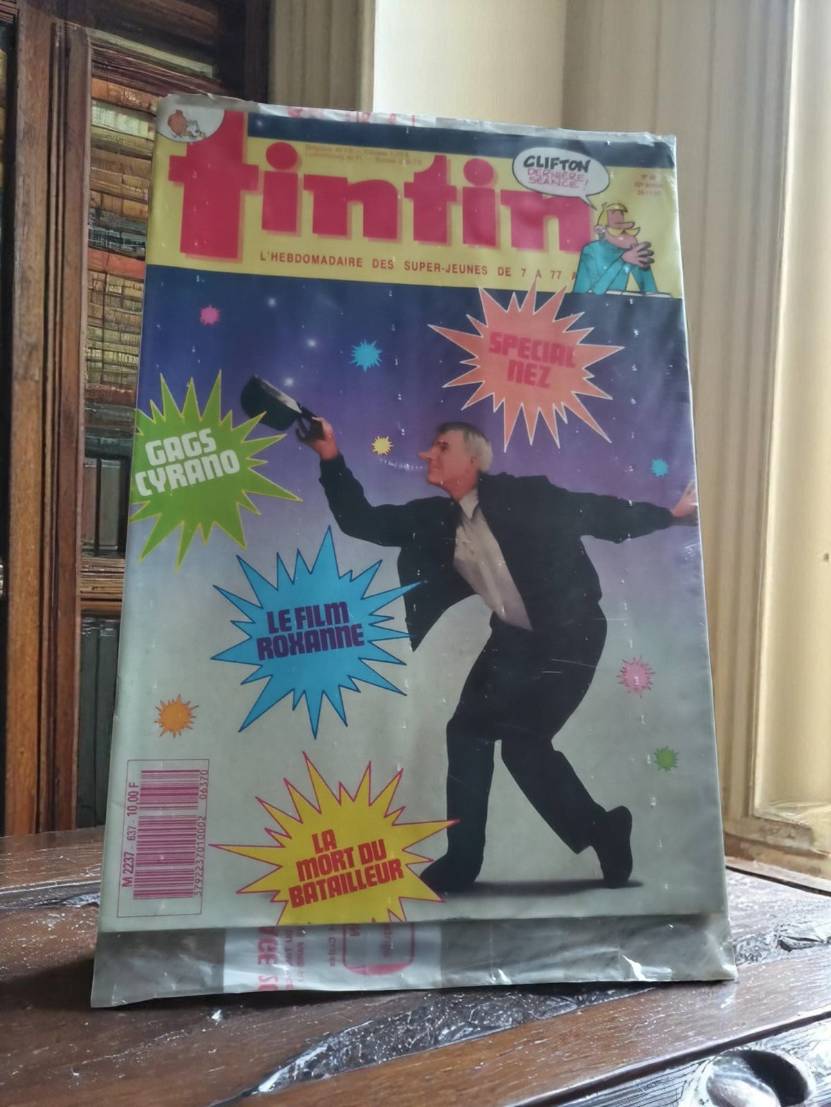 Magazine Tintin neuf blister vintage années 80 édition collector hebdomadaire