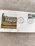 Lettre FDC Premier Jour Vittel Casino 1963 philatélie ancienne Vosges