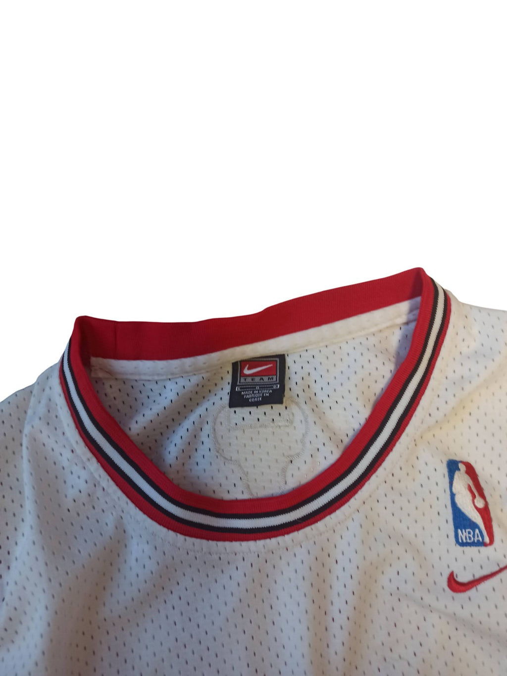 Maillot NBA Chicago Bulls Nike blanc n°23 Jordan taille L basketball