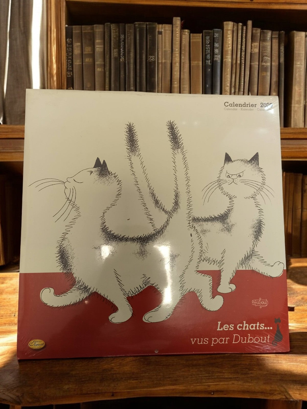 Calendrier Clouet 2001 Les chats Dubout neuf blister édition limitée