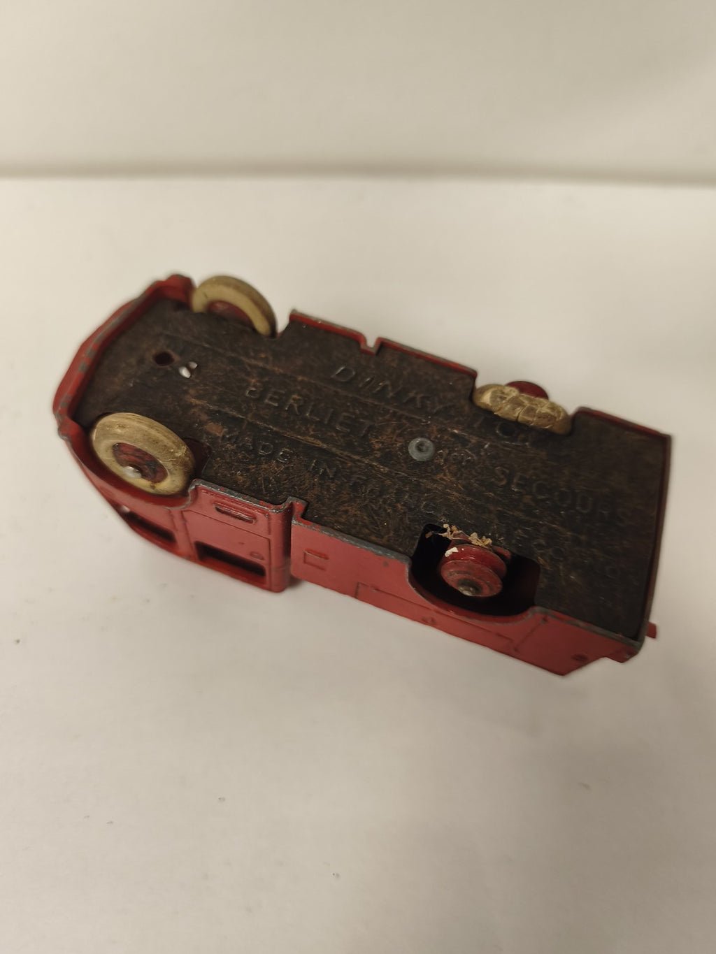 Vintage Dinky Toys 32E Berliet GLB Fourgon Incendie Rouge France Meccano