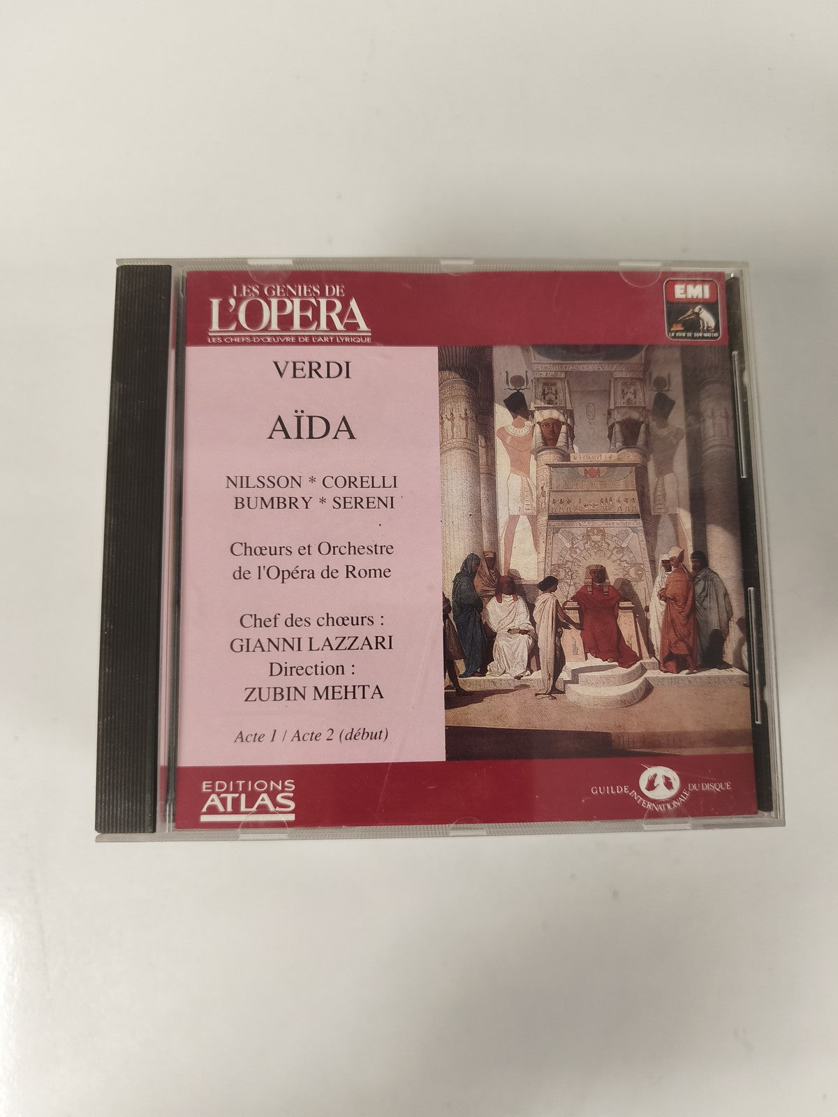 CD Verdi Aïda Les Génies de l'Opéra Ch?urs Opéra de Rome Zubin Mehta