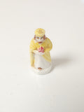 Ancienne fève roi mage vintage pour collection galette des rois figurine rétro
