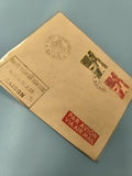 Ancienne enveloppe timbrée oblitérée Saigon Par Avion collection philatélie