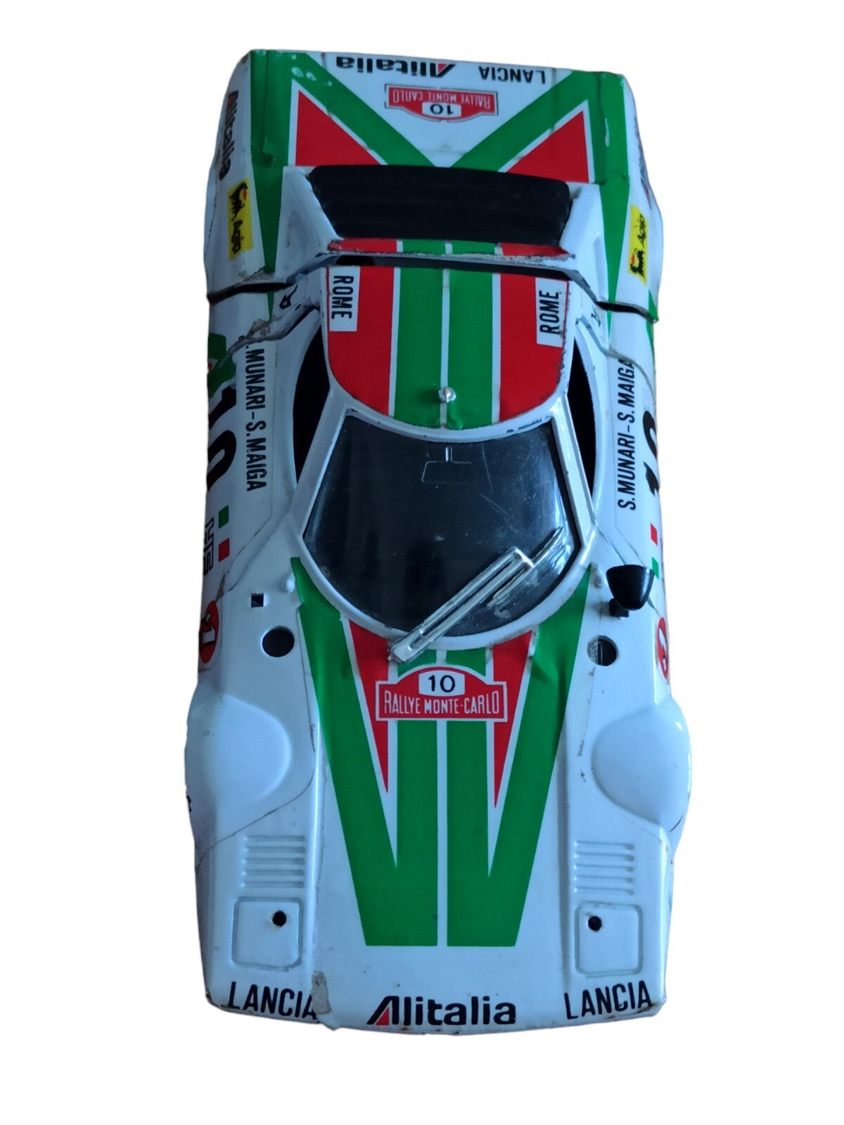 Voiture miniature Burago Lancia Stratos Rallye Monte Carlo déco Alitalia
