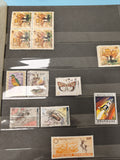 Lot anciens timbres oblitérés Rwanda, faune flore, expo, collection vintage