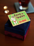 Pin's publicitaire vintage Foire de Toulon édition limitée vert rectangulaire