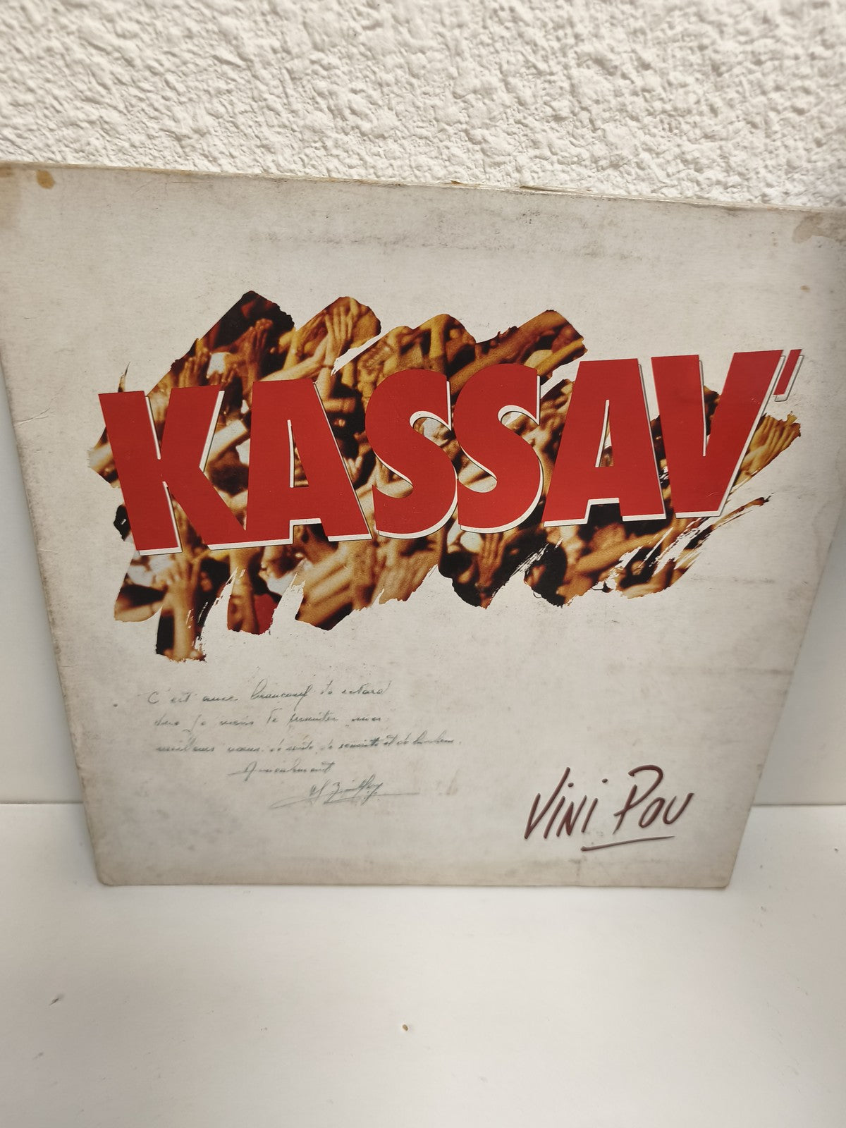 Vinyle 33 tours Kassav' Vini Pou pochette originale zouk LP