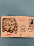 Lettre Premier Jour Michel-Ange 1957 Paris, FDC illustrée philatélie (Ref 2)