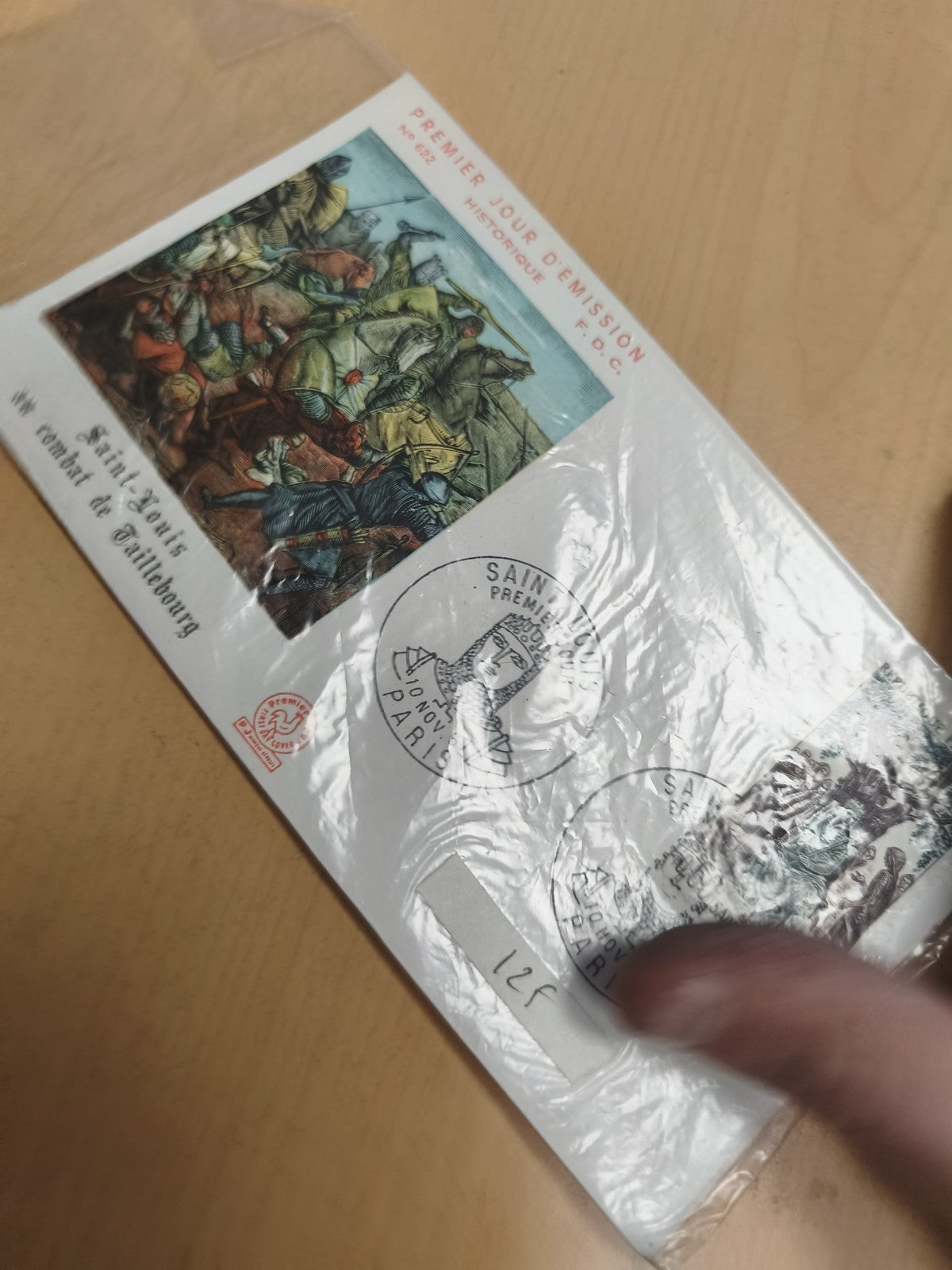 Enveloppe Premier Jour Saint-Louis Taillebourg FDC philatélie historique